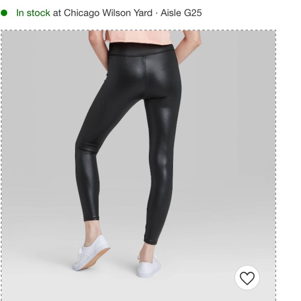 Target Faux Leather Leggings